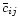 $\bar{c}_{ij}$