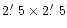 $2\hbox{$.\mkern-4mu^\prime$ }5 \times 2\hbox{$.\mkern-4mu^\prime$ }5$