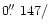 $0\hbox{$.\!\!^{\prime\prime}$ }147/$