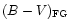 $(B-V)_{\rm FG}$