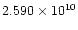 $2.590\times 10^{10}$