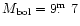 $M_{\rm bol}=9\hbox{$.\!\!^{\rm m}$ }7$