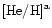 $[{\rm He/H}]^{\rm a}$