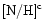 $[{\rm N/H}]^{\rm c}$