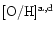 $[{\rm O/H}]^{\rm a,d}$