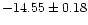 $-14.55\pm0.18$