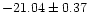 $-21.04\pm0.37$