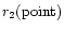 $r_2({\rm point})$