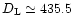 $D_{\rm L}\simeq435.5$