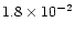 $1.8\times10^{-2}$