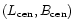 $(L_{\rm cen}, B_{\rm cen})$