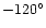 $-120^\circ$