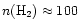 $n({\rm H}_2) \approx
100\,$