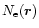 $N_{\rm e}(\vec{r})$