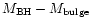 ${M_{\rm BH}}-{M}_{\rm bulge}$
