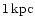 $1\,{\rm kpc}$