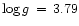 $\log g\,=\,3.79$