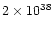 $2\times 10^{38}$