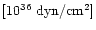 $[{\rm 10^{36}~dyn/cm^2}]$