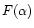 $F(\alpha)$