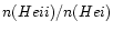 $n(He {\sc ii})/n(He {\sc i})$