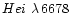 $He {\sc i}~\lambda\,6678$