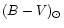 $(B-V)_{\odot}$