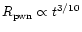 $R_{\rm pwn}\propto t^{3/10}$