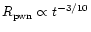 $R_{\rm pwn} \propto t^{-3/10}$