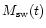$M_{\rm sw}(t)$