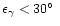 $\epsilon _{\gamma }<30\hbox {$^\circ $ }$