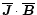 $\overline{\vec{J}}\cdot\overline{\vec{B}}$