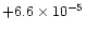$+6.6\times10^{-5}$