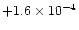 $+1.6\times10^{-4}$