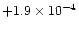 $+1.9\times10^{-4}$