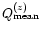 $Q_{\rm mean}^{(z)}$