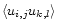 $\langle u_{i,j}u_{k,l}\rangle$