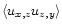 $\langle u_{x,z}u_{z,y}\rangle$