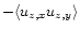 $-\langle u_{z,x}u_{z,y}\rangle$