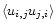 $\langle u_{i,j}u_{j,i}\rangle$