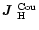 $\mbox{\boldmath$J$ } {}_{\rm H}^{\rm Cou}$