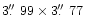 $3\hbox{$.\!\!^{\prime\prime}$ }99 \times 3\hbox{$.\!\!^{\prime\prime}$ }77$