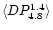 $\langle DP^{1.4}_{4.8} \rangle$