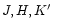 $J, H, K\hbox{$^\prime$ }$