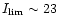 $I_{\rm lim}\sim23$