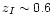 $z_I\sim0.6$