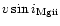 $\ensuremath{v\sin i} _{\rm Mg {\sc ii}}$