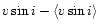 $\ensuremath{v\sin i} - \langle\ensuremath{v\sin i}\rangle$