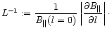 \(\it {L}^{\rm -1} := \displaystyle\frac{\rm 1}{{\it B}_{\vert\vert}({\it l}={\r...
...ft\vert\frac{\partial {\it B}_{\vert\vert}}{\partial {\it l}}\right\vert \cdot\)