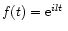 $f(t)={\rm e}^{i l t} \, $